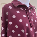 Garnet & Gold Polka Dot Two-Piece Set - The Pink Pineapple 850