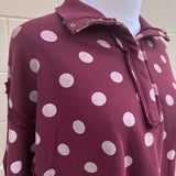 Garnet & Gold Polka Dot Two-Piece Set - The Pink Pineapple 850