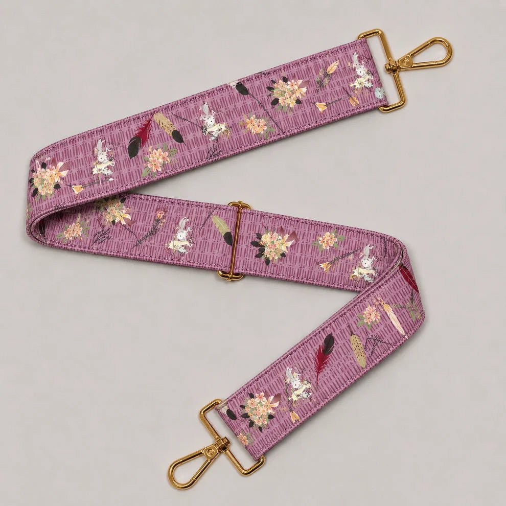 Garnet & Gold Silk Purse Strap - The Pink Pineapple 850