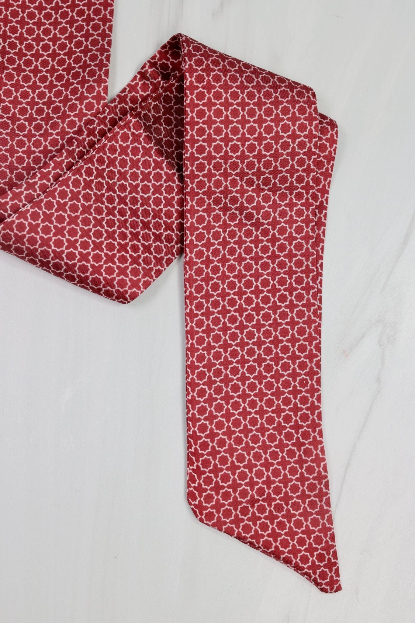 Garnet Meridian Game Day Skinny Scarf - The Pink Pineapple 850