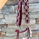 Garnet Noir Tapestry Bag Strap - The Pink Pineapple 850