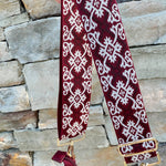 Garnet Noir Tapestry Bag Strap - The Pink Pineapple 850