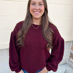 Garnet Reverie Knit Top - The Pink Pineapple 850