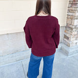 Garnet Reverie Knit Top - The Pink Pineapple 850