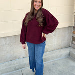 Garnet Reverie Knit Top - The Pink Pineapple 850