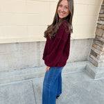 Garnet Reverie Knit Top - The Pink Pineapple 850