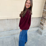 Garnet Reverie Knit Top - The Pink Pineapple 850
