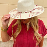 Garnet Spirit Wide Brim Fedora - The Pink Pineapple 850