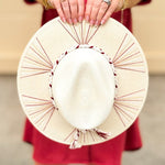 Garnet Spirit Wide Brim Fedora - The Pink Pineapple 850
