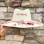 Garnet Spirit Wide Brim Fedora - The Pink Pineapple 850