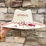 Garnet Spirit Wide Brim Fedora - The Pink Pineapple 850