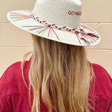Garnet Spirit Wide Brim Fedora - The Pink Pineapple 850