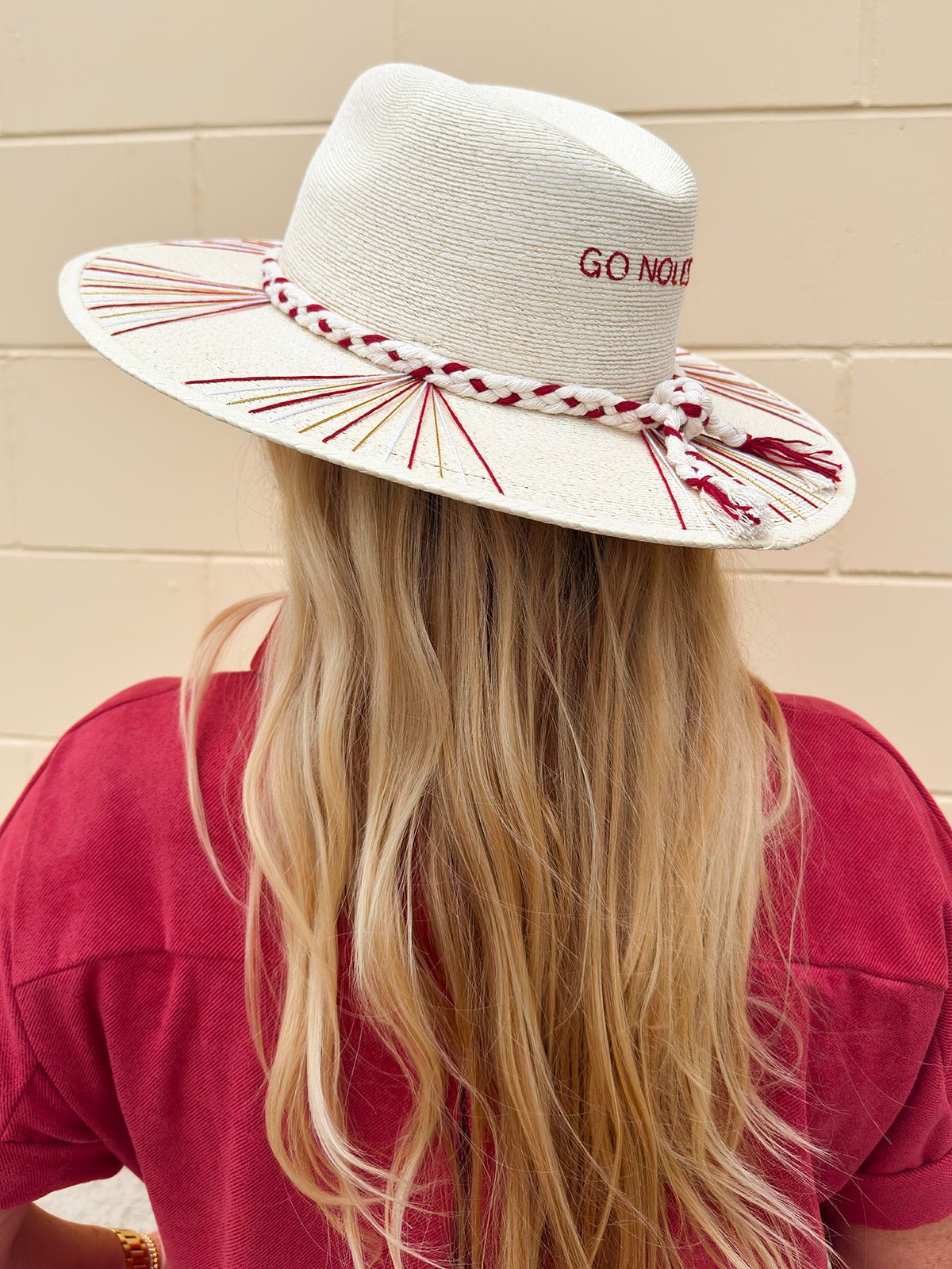 Garnet Spirit Wide Brim Fedora - The Pink Pineapple 850