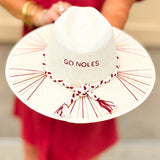 Garnet Spirit Wide Brim Fedora - The Pink Pineapple 850