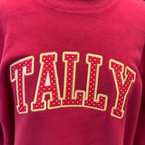 Garnet Tally Mockneck Sweatshirt - The Pink Pineapple 850