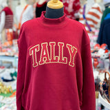 Garnet Tally Mockneck Sweatshirt - The Pink Pineapple 850