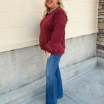 Garnet Weekend Waffle Top - The Pink Pineapple 850