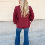 Garnet Weekend Waffle Top - The Pink Pineapple 850