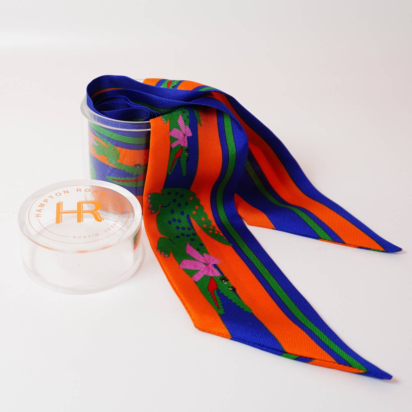 Gators Glam Skinny Scarf - The Pink Pineapple 850