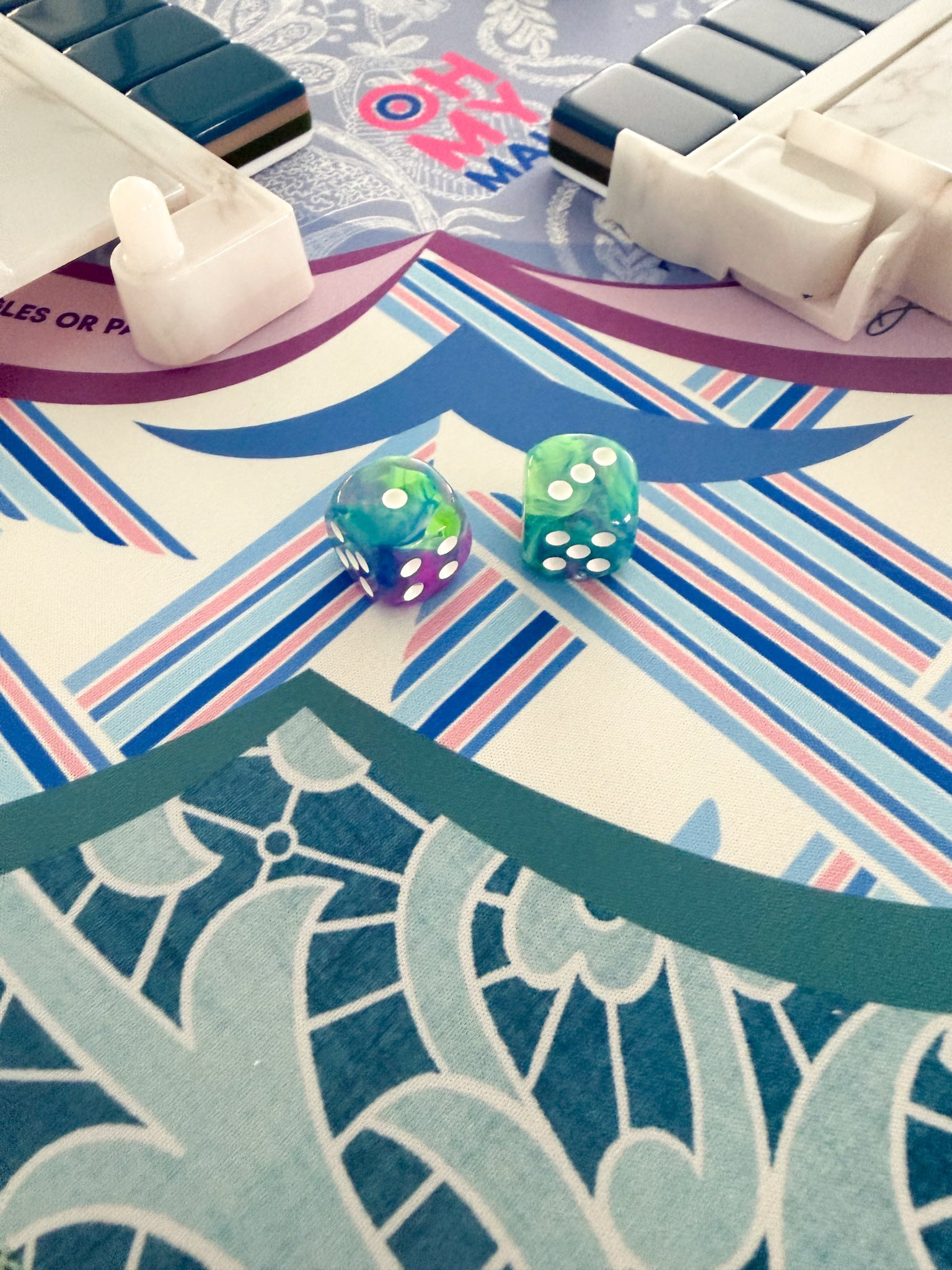 Gatsby x Chantilly Mahjong Luxury Tablescape Set - The Pink Pineapple 850