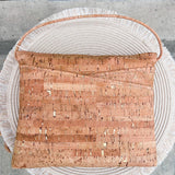 Genuine Cork & Gold Flecked Large Bag - The Pink Pineapple 850