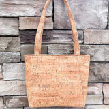 Genuine Cork & Gold Flecked Mini Tote Bag - The Pink Pineapple 850