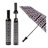 Geometric Black Bottle Umbrella - The Pink Pineapple 850