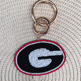 Georgia Beaded Purse Charm - The Pink Pineapple 850