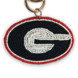 Georgia Beaded Purse Charm - The Pink Pineapple 850