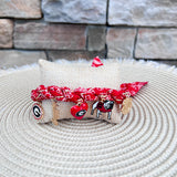 Georgia Bulldogs Bandana Charm Bracelet - The Pink Pineapple 850