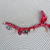 Georgia Bulldogs Bandana Charm Bracelet - The Pink Pineapple 850