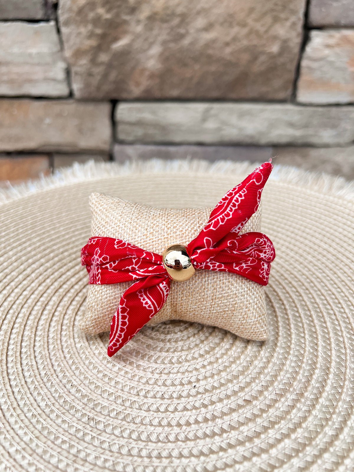 Georgia Bulldogs Bandana Slider Bracelet - The Pink Pineapple 850