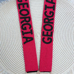 Georgia Bulldogs Beaded Bag Strap - The Pink Pineapple 850