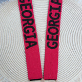 Georgia Bulldogs Beaded Bag Strap - The Pink Pineapple 850