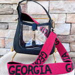 Georgia Bulldogs Beaded Bag Strap - The Pink Pineapple 850