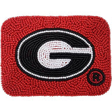 Georgia Bulldogs Beaded Card Holder - The Pink Pineapple 850