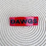 Georgia Bulldogs DAWGS Hair Barrette Clip - The Pink Pineapple 850