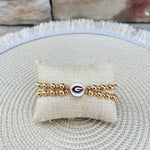 Georgia Bulldogs Double Row Bead Bracelet - The Pink Pineapple 850