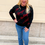 Georgia Bulldogs® Script Sweater - The Pink Pineapple 850