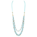 Gianna Layered Hand Knotted Pearl Necklace - The Pink Pineapple 850