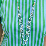 Gianna Layered Hand Knotted Pearl Necklace - The Pink Pineapple 850