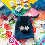 Gilded Americana Mahjong Dice - The Pink Pineapple 850
