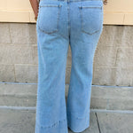 Gilded Coast Pearl Mid - Rise Flares - The Pink Pineapple 850