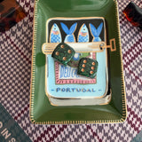 Gilded Grove Mahjong Dice - The Pink Pineapple 850