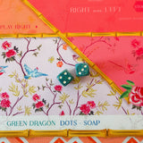 Gilded Lagoon Mahjong Dice - The Pink Pineapple 850