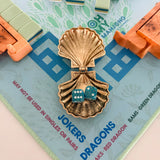 Gilded Lagoon Mahjong Dice - The Pink Pineapple 850