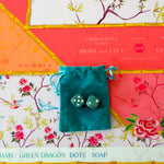 Gilded Lagoon Mahjong Dice - The Pink Pineapple 850