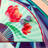 Gilded Lavendar Mahjong Dice - The Pink Pineapple 850