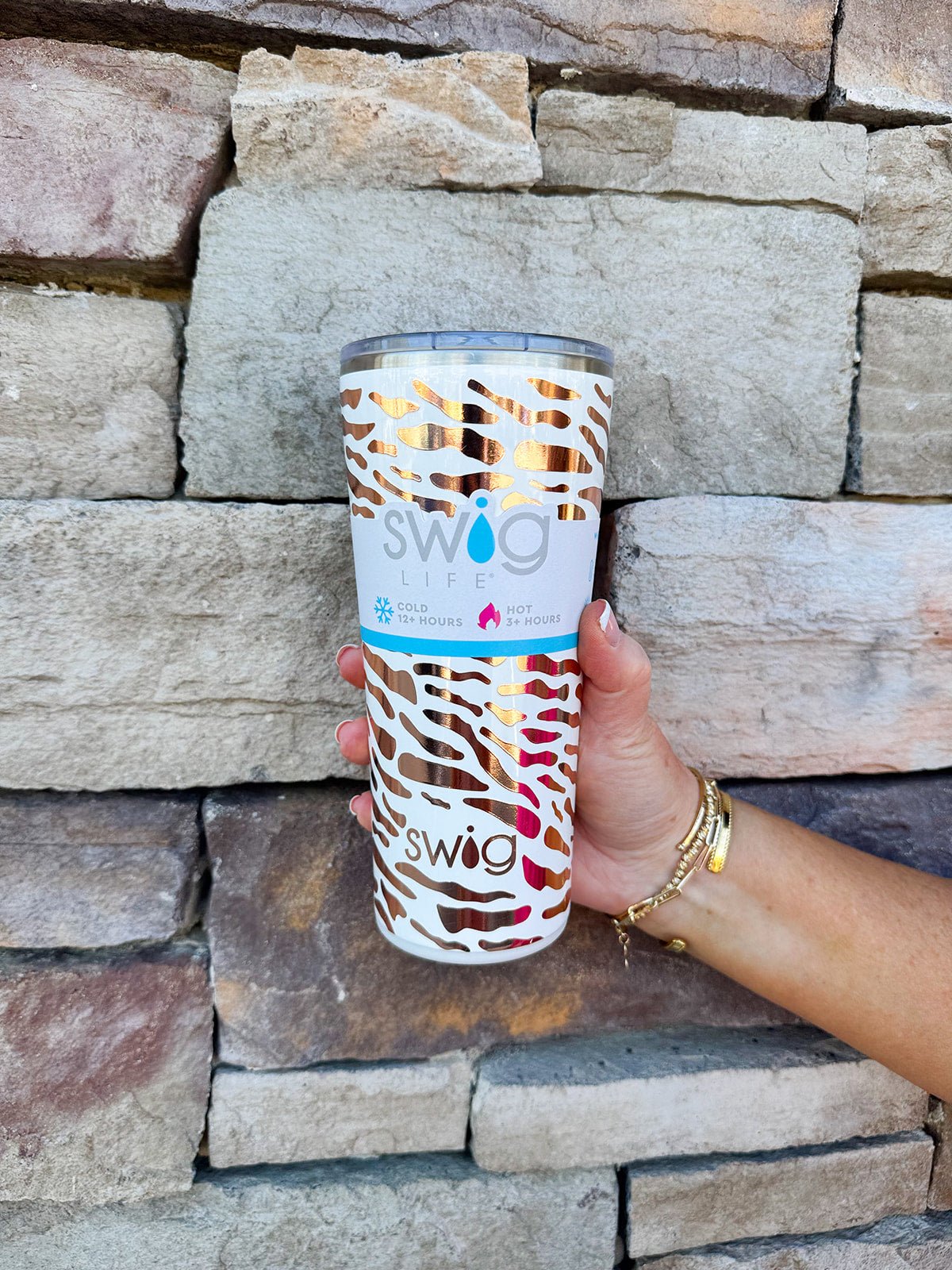 Glamazon Rose Tumbler (22oz) - The Pink Pineapple 850