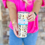 Glamazon Rose Tumbler (22oz) - The Pink Pineapple 850